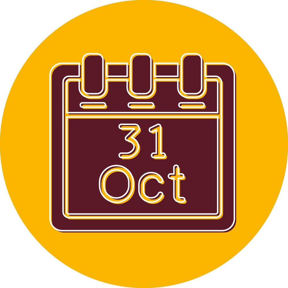 October 31 Vector Icon