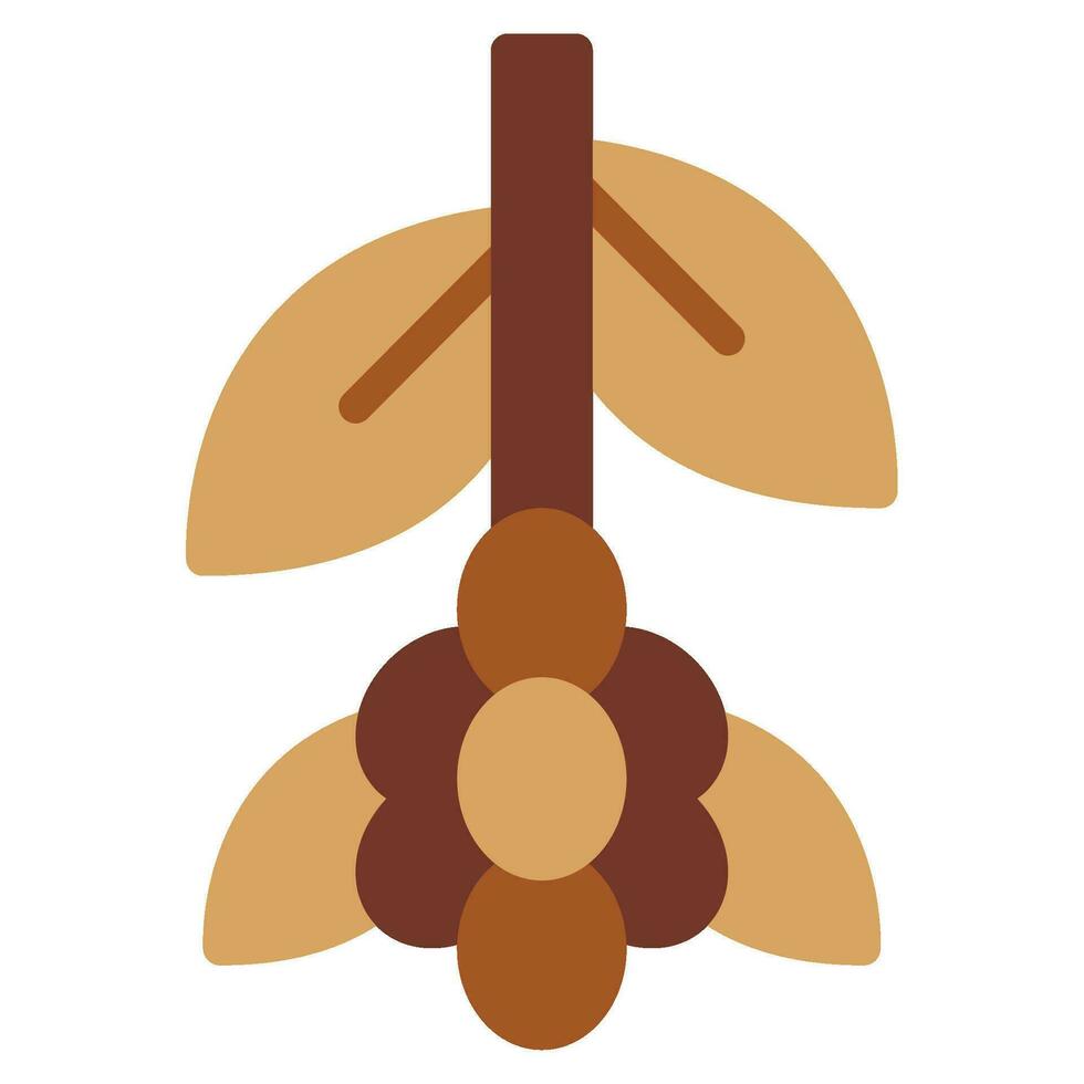 Coffee plant icon vector