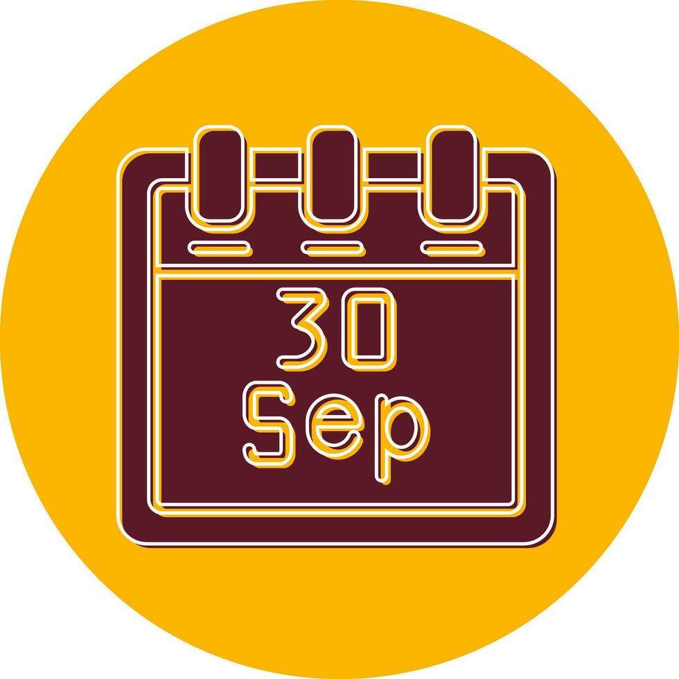 September 30 Vector Icon