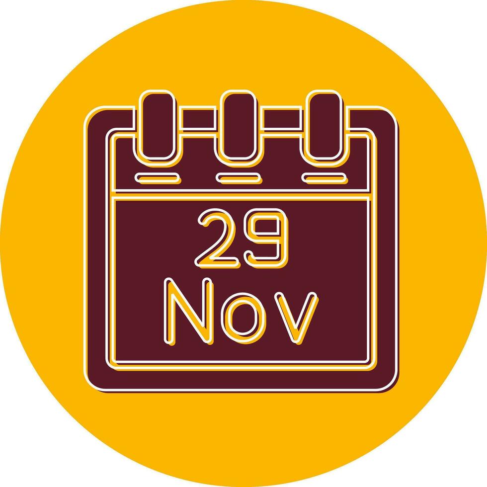 November 29 Vector Icon