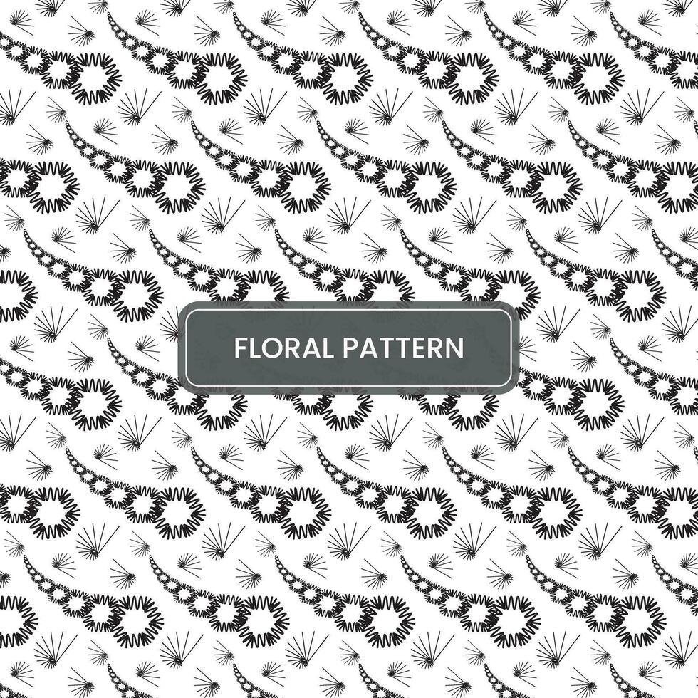 fondo de diseño de patrón floral vector