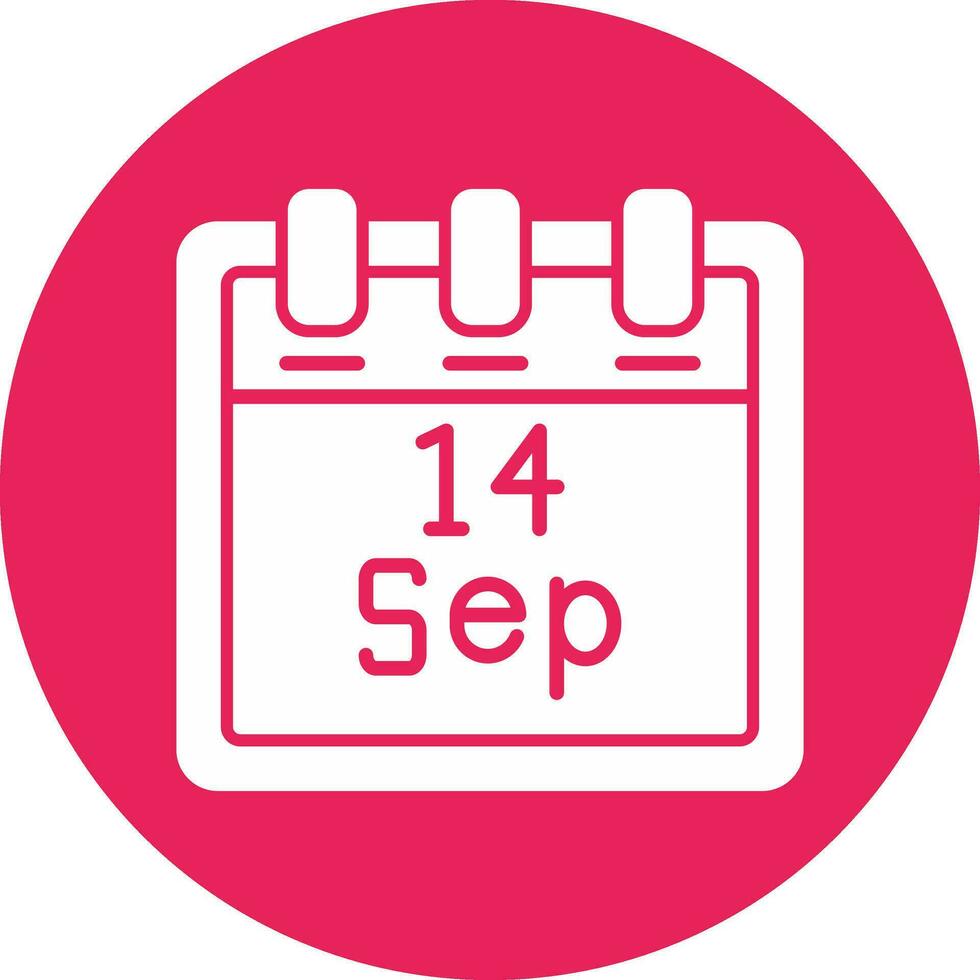September 14 Vector Icon