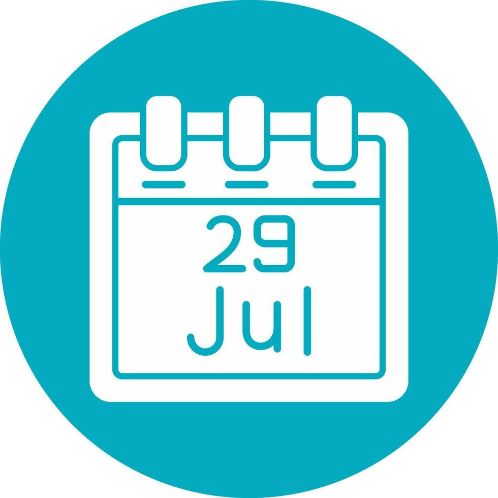 July 29 Vector Icon