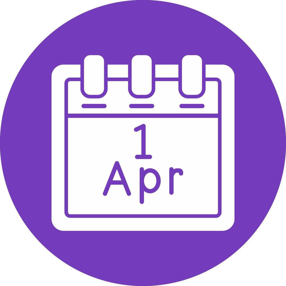 April 1 Vector Icon