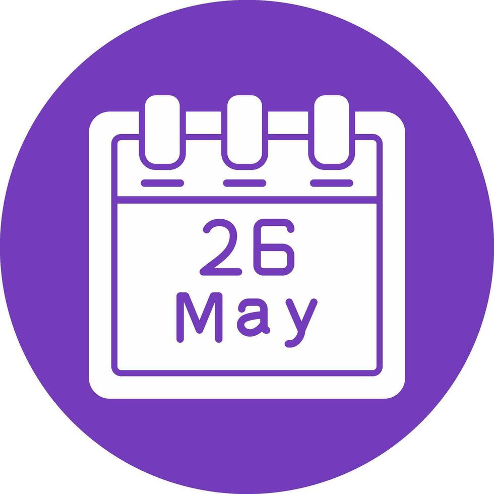 May 26 Vector Icon