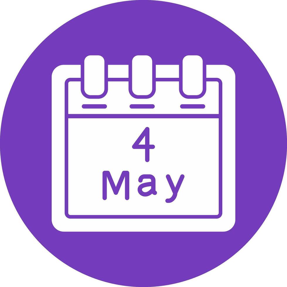 May 4 Vector Icon