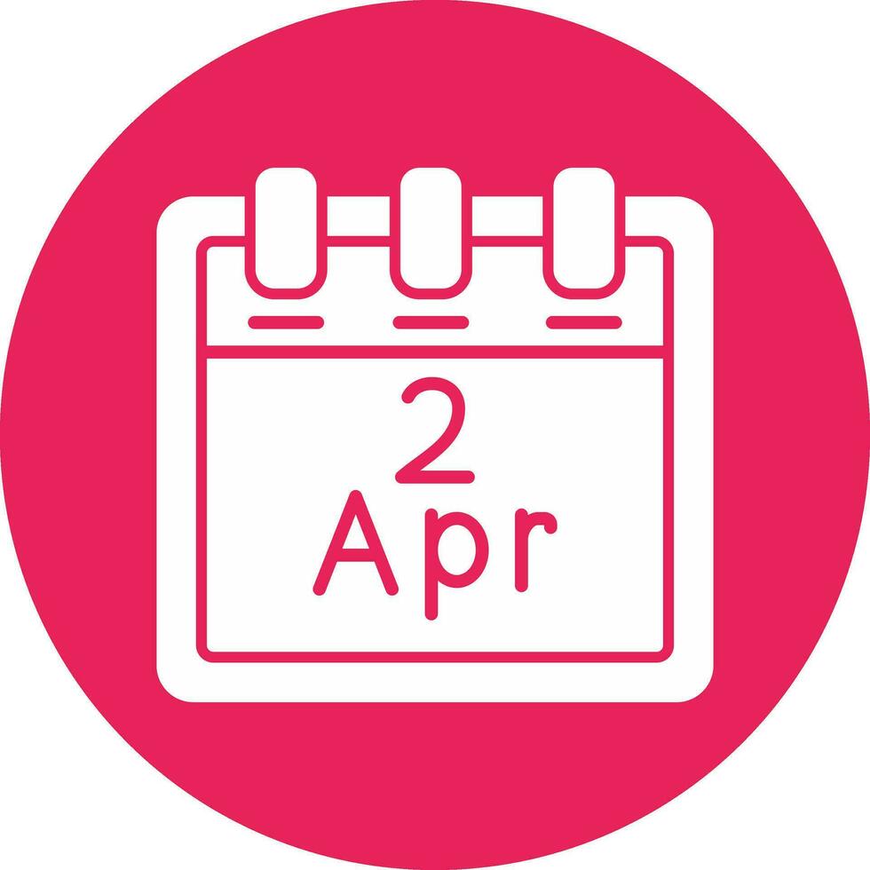 April 2 Vector Icon