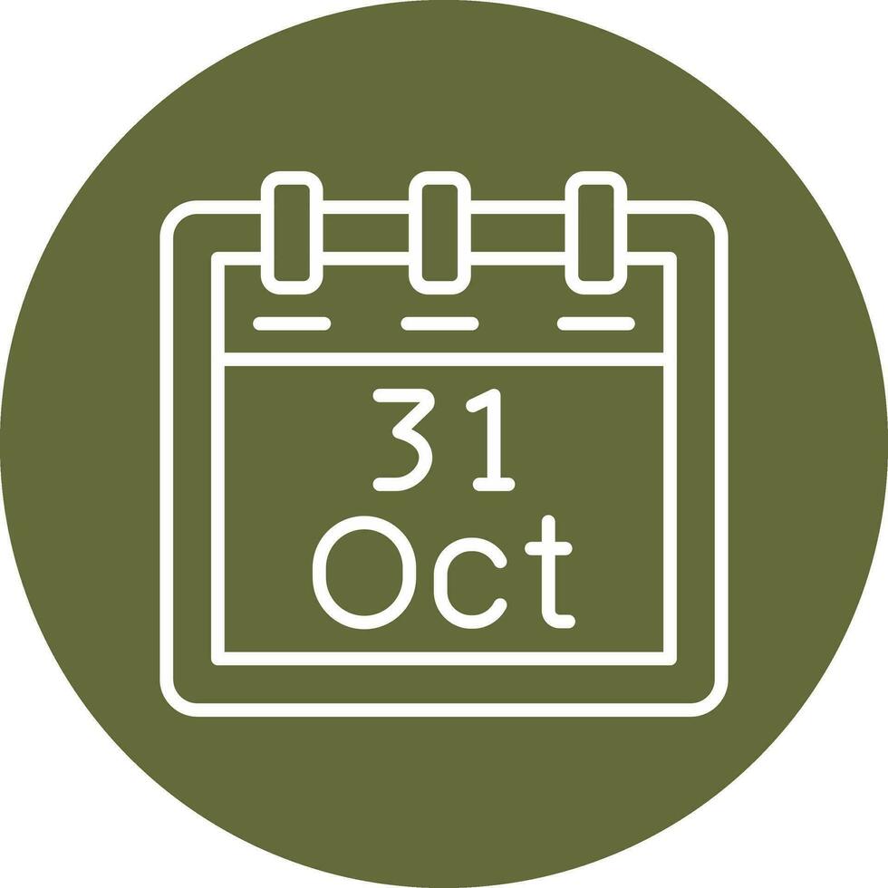 October 31 Vector Icon