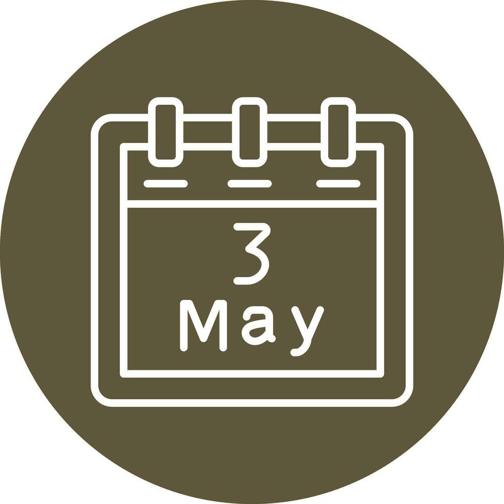 May 3 Vector Icon