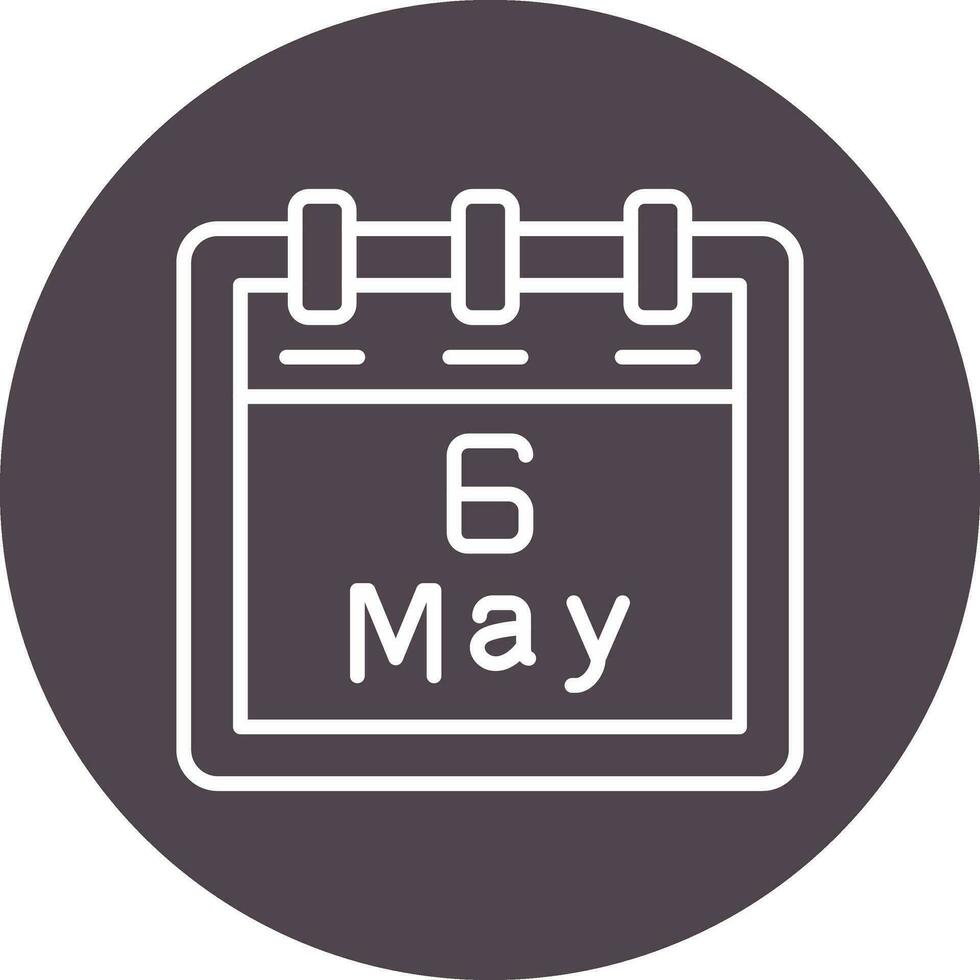 May 6 Vector Icon