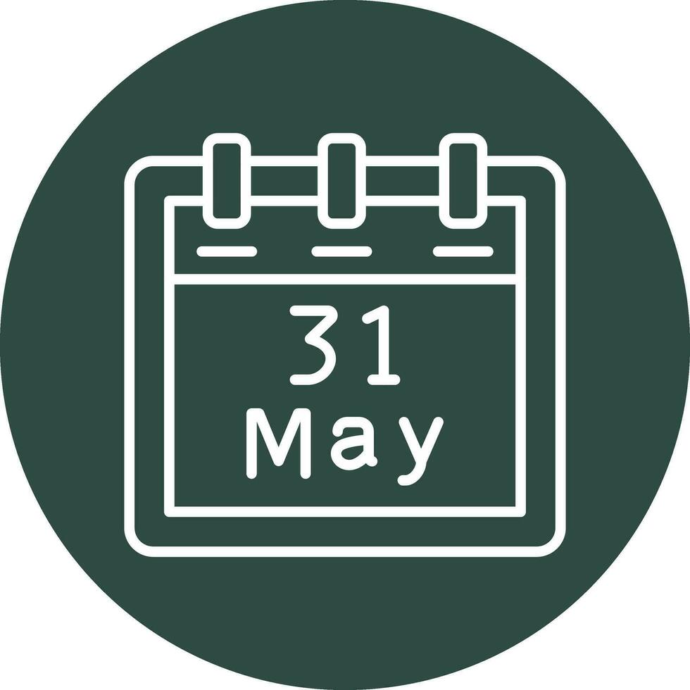 May 31 Vector Icon