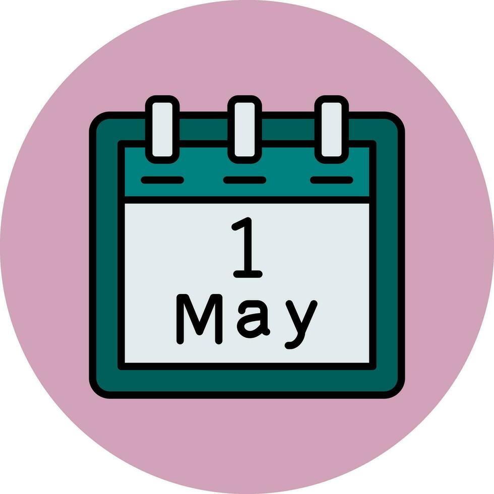 May 1 Vector Icon