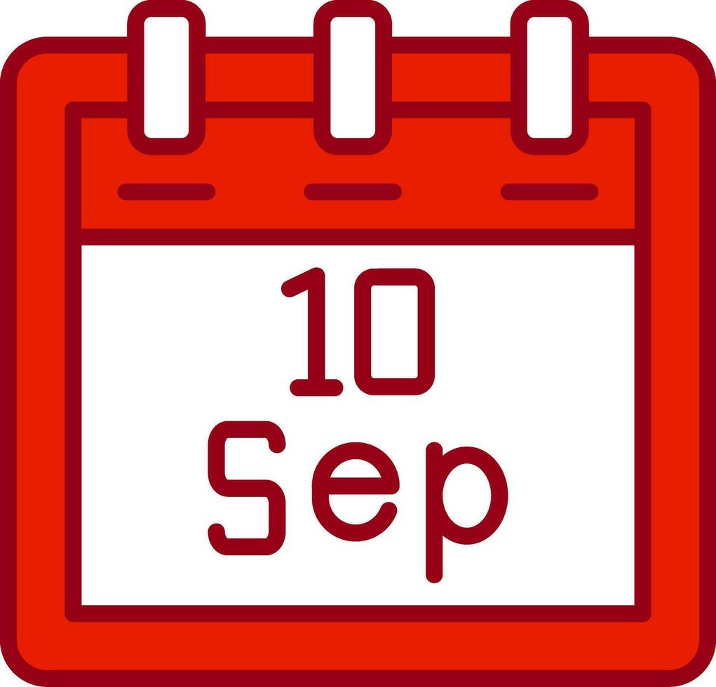 September 10 Vector Icon