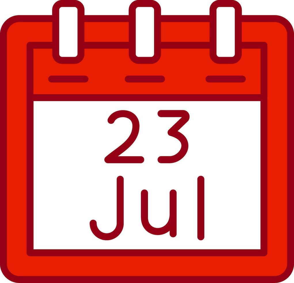 July 23 Vector Icon