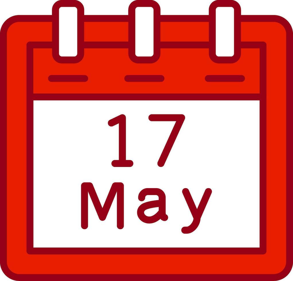 May 17 Vector Icon
