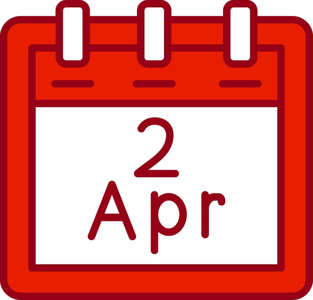 April 2 Vector Icon