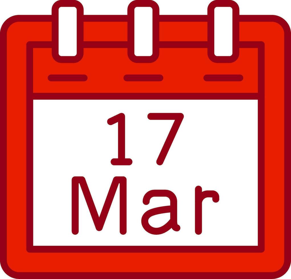 March 17 Vector Icon