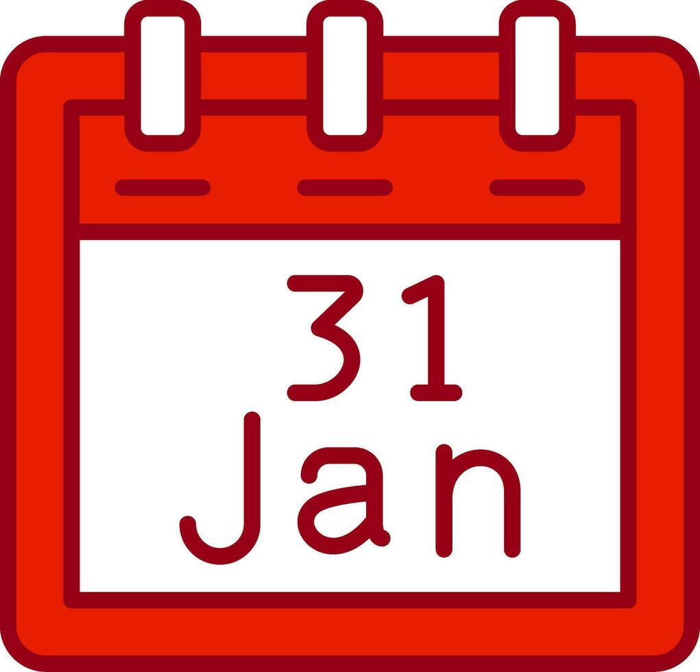 January 31 Vector Icon