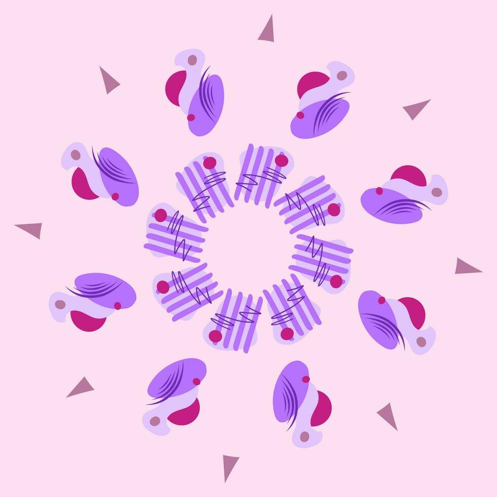 Abstract purple pattern. Colorful template for different design uses vector
