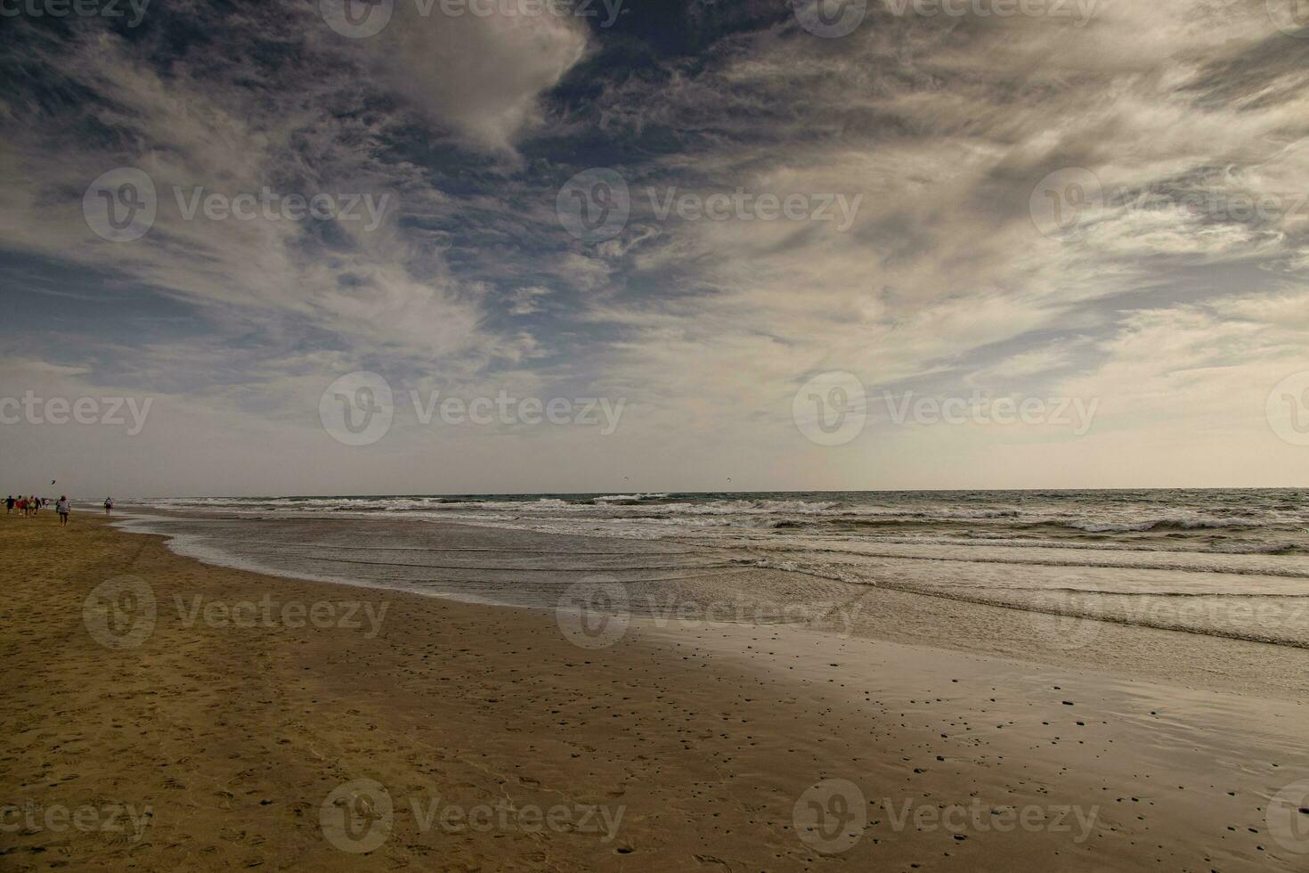 picturesque sunny landscape from Maspalomas beach on the Spanish Canary island of Gran Canaria photo