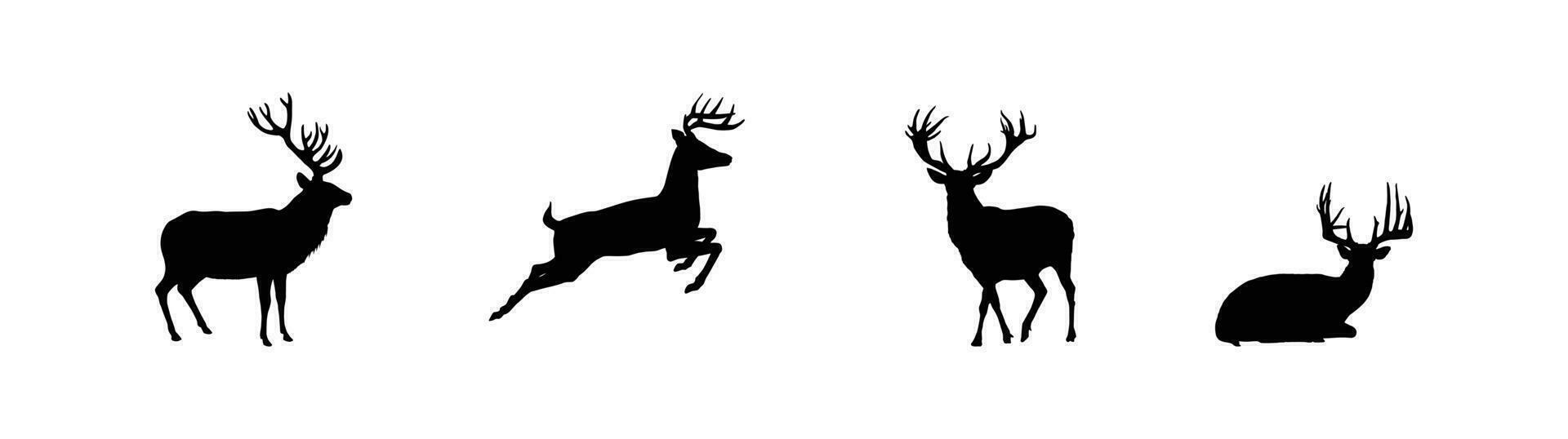 deer silhouette vector