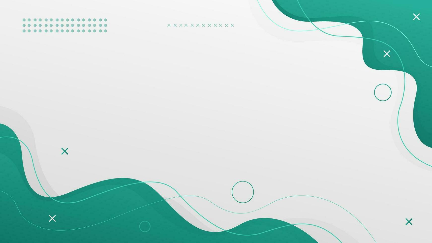 A simple background with a combination of flat green and white or gray. There is space for writing, suitable as a background for presentations, advertising, and so on. vector