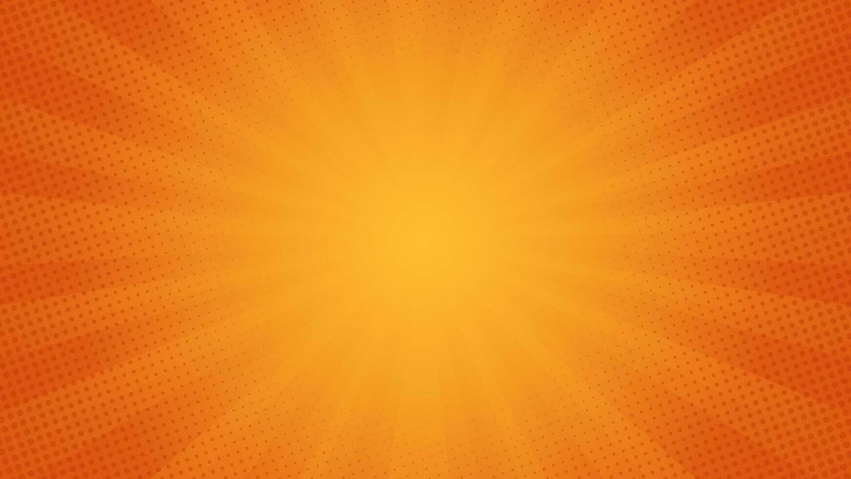 Comic style background with a combination of orange colors. Suitable for poster backgrounds, presentation backgrounds, super hero image backgrounds, advertising backgrounds, and so on. vector