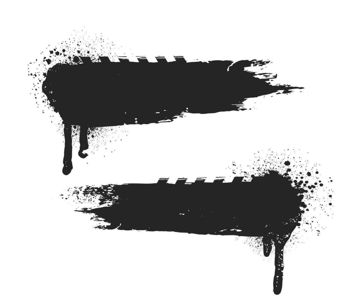 Dirty Graffiti Banners vector