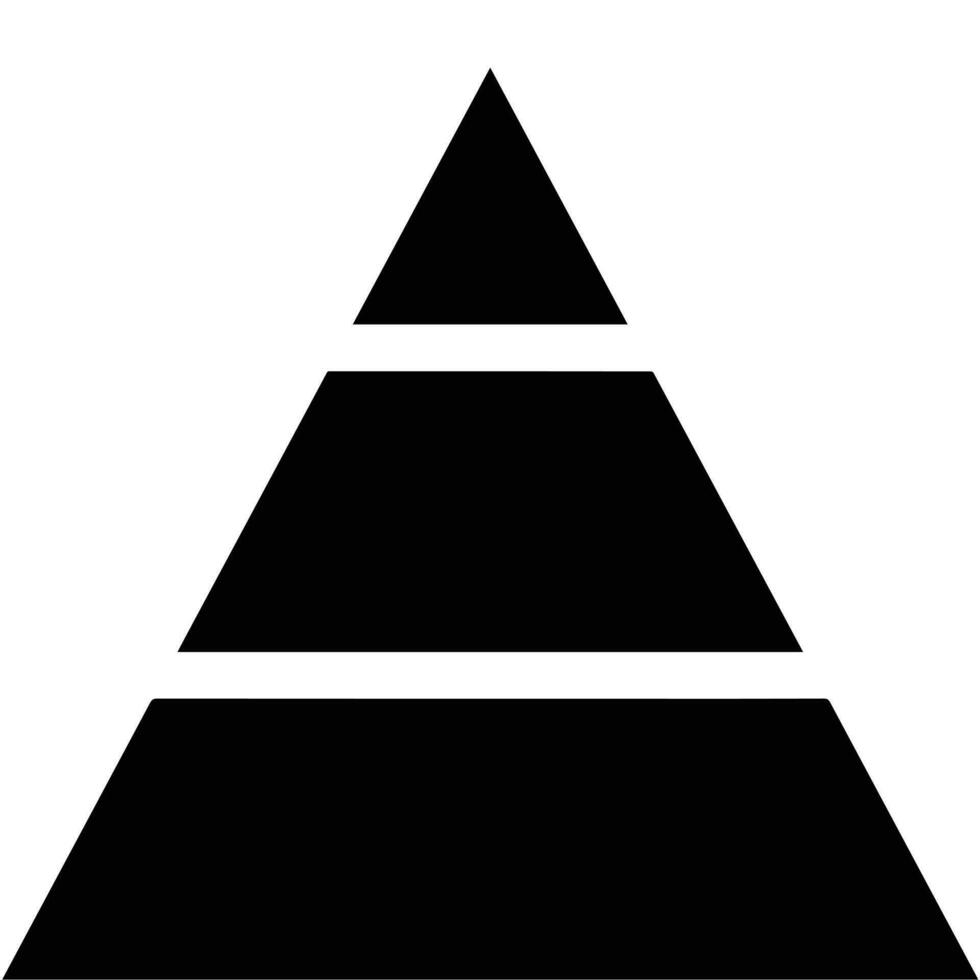Pyramid shapes design vector
