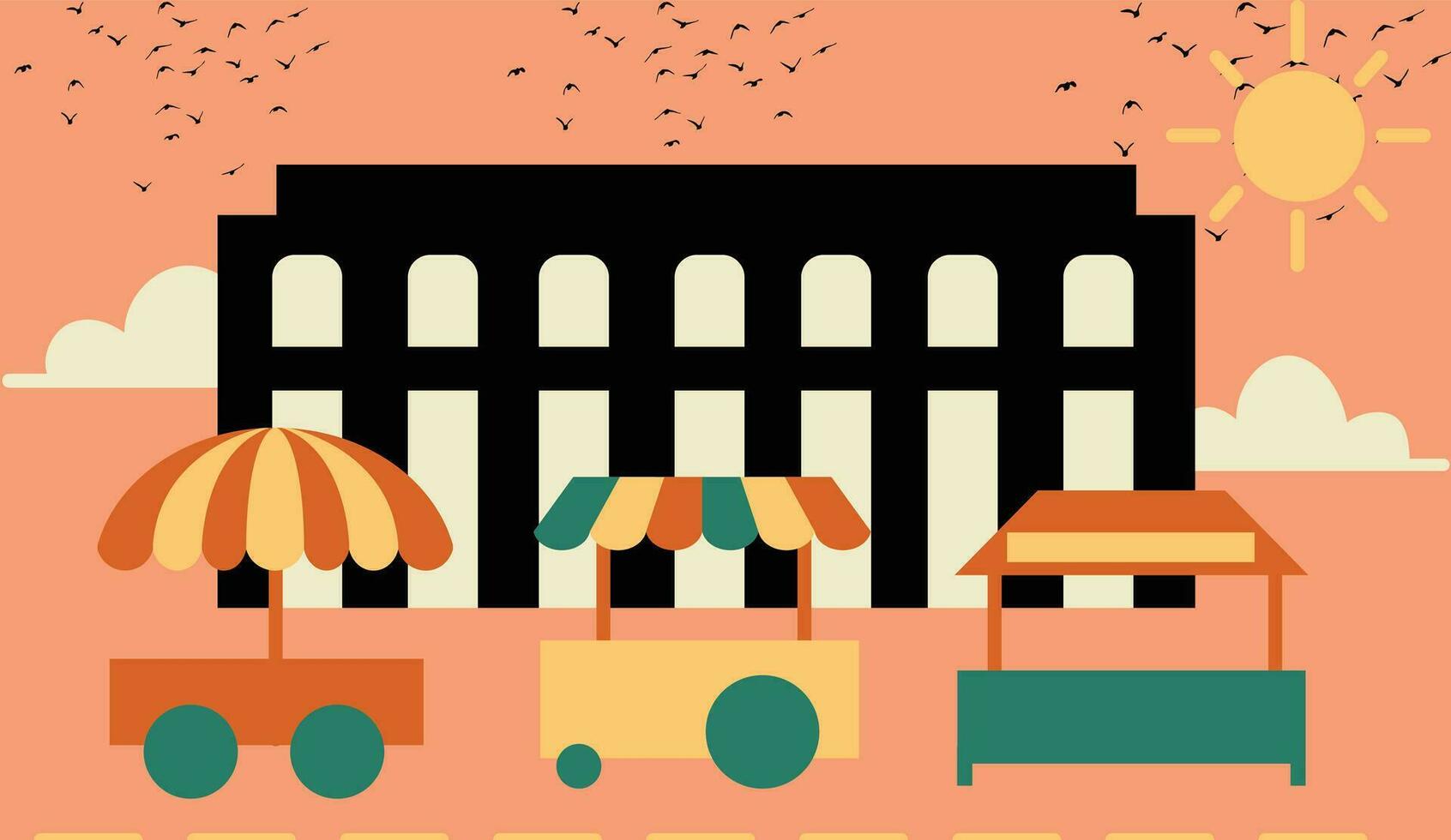 Urban illustration design vector
