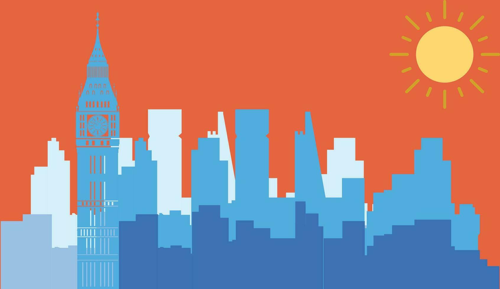 skylines vector design