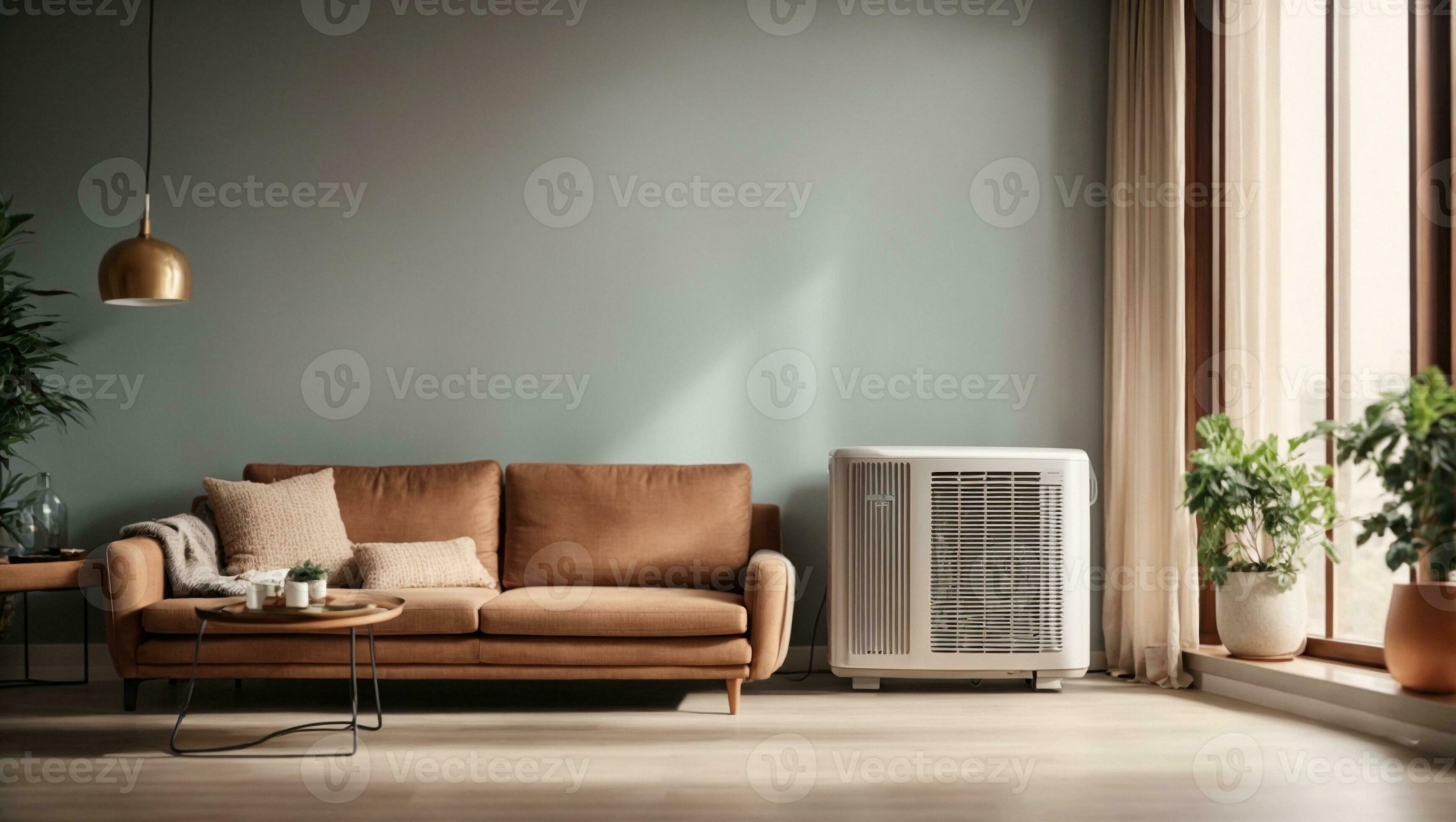 Close up of AC unit on wall. Ai Generated 32210536 Stock Photo at Vecteezy