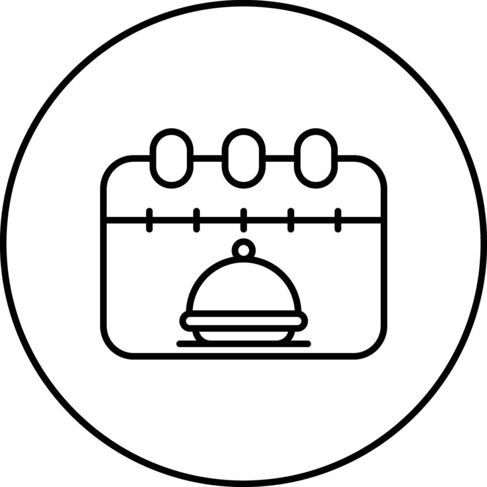 estacional menú vector icono