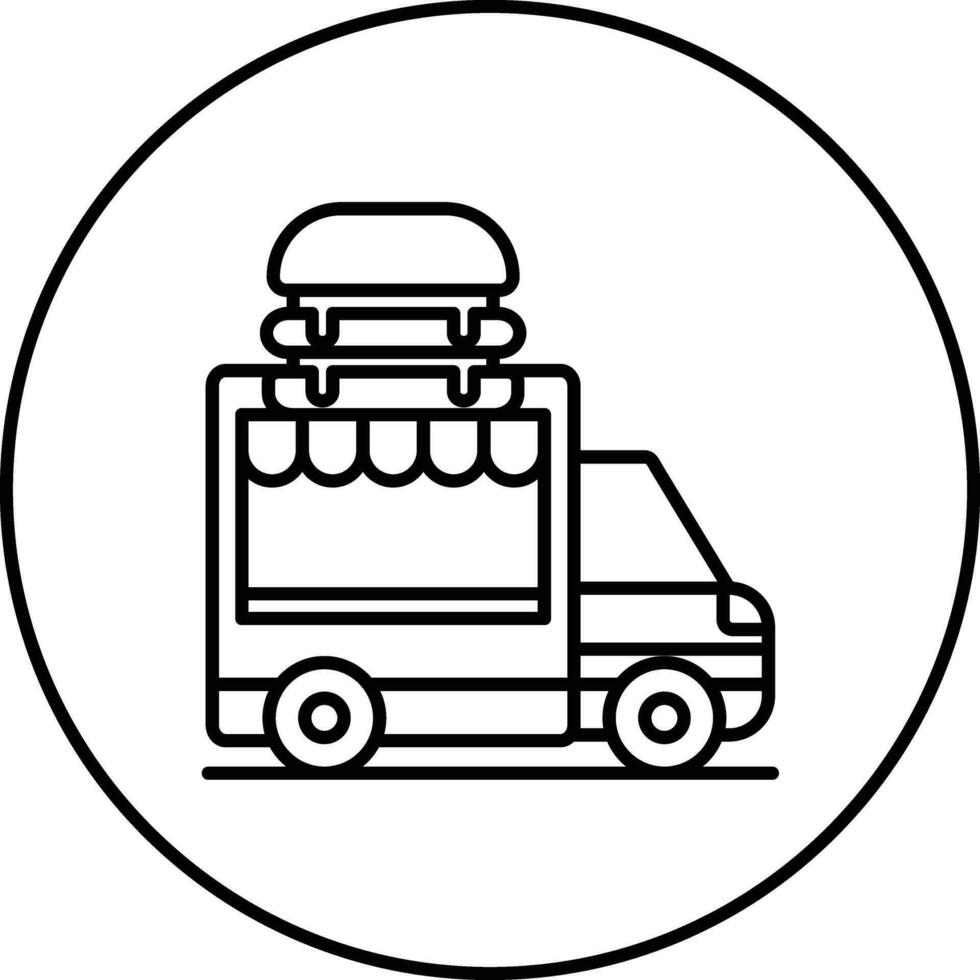 Food Truck Vector Icon