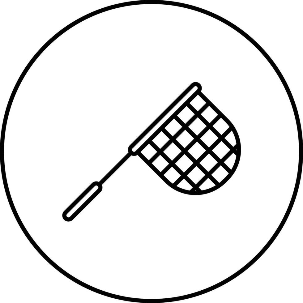Hand Net Vector Icon