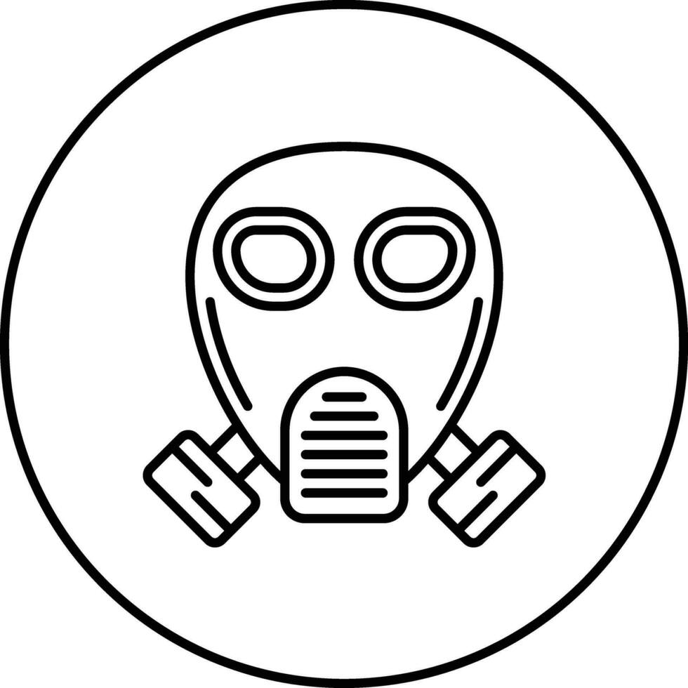 Gas Mask Vector Icon