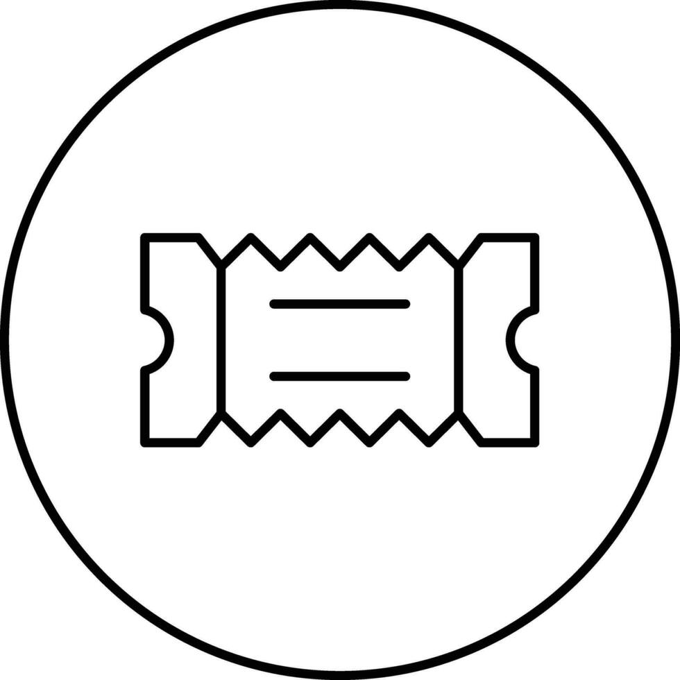 Cinema Ticket Vector Icon