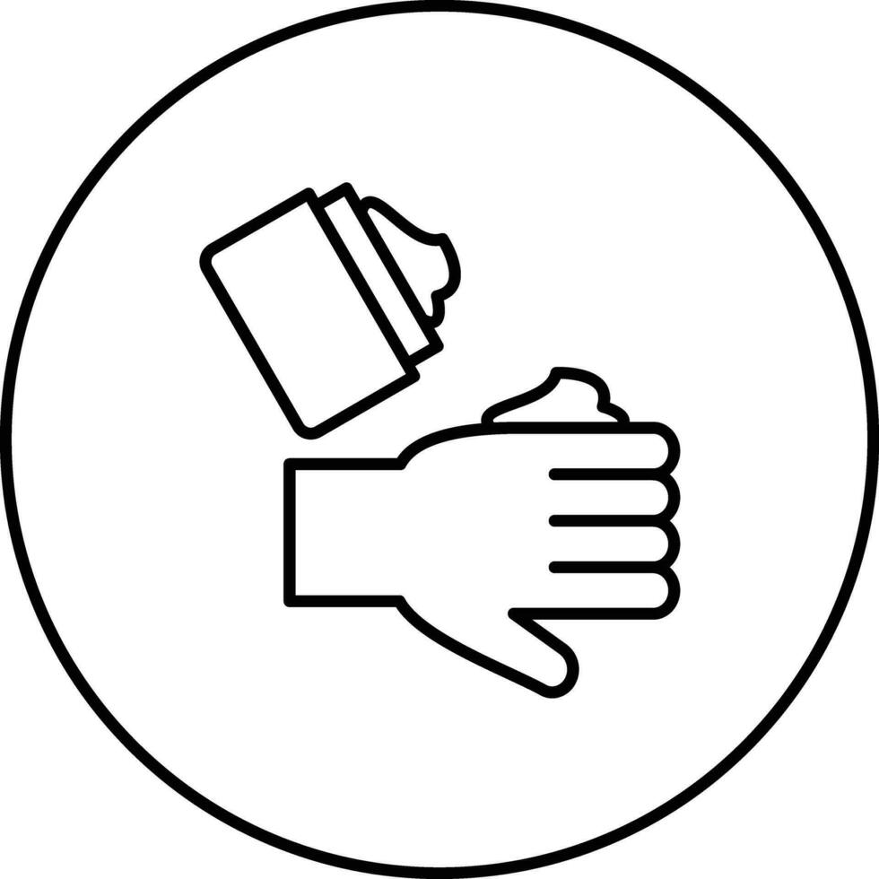 Applying Creme Vector Icon