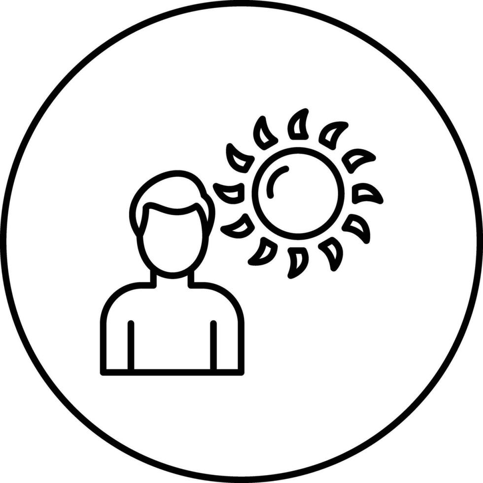 Tanning Vector Icon