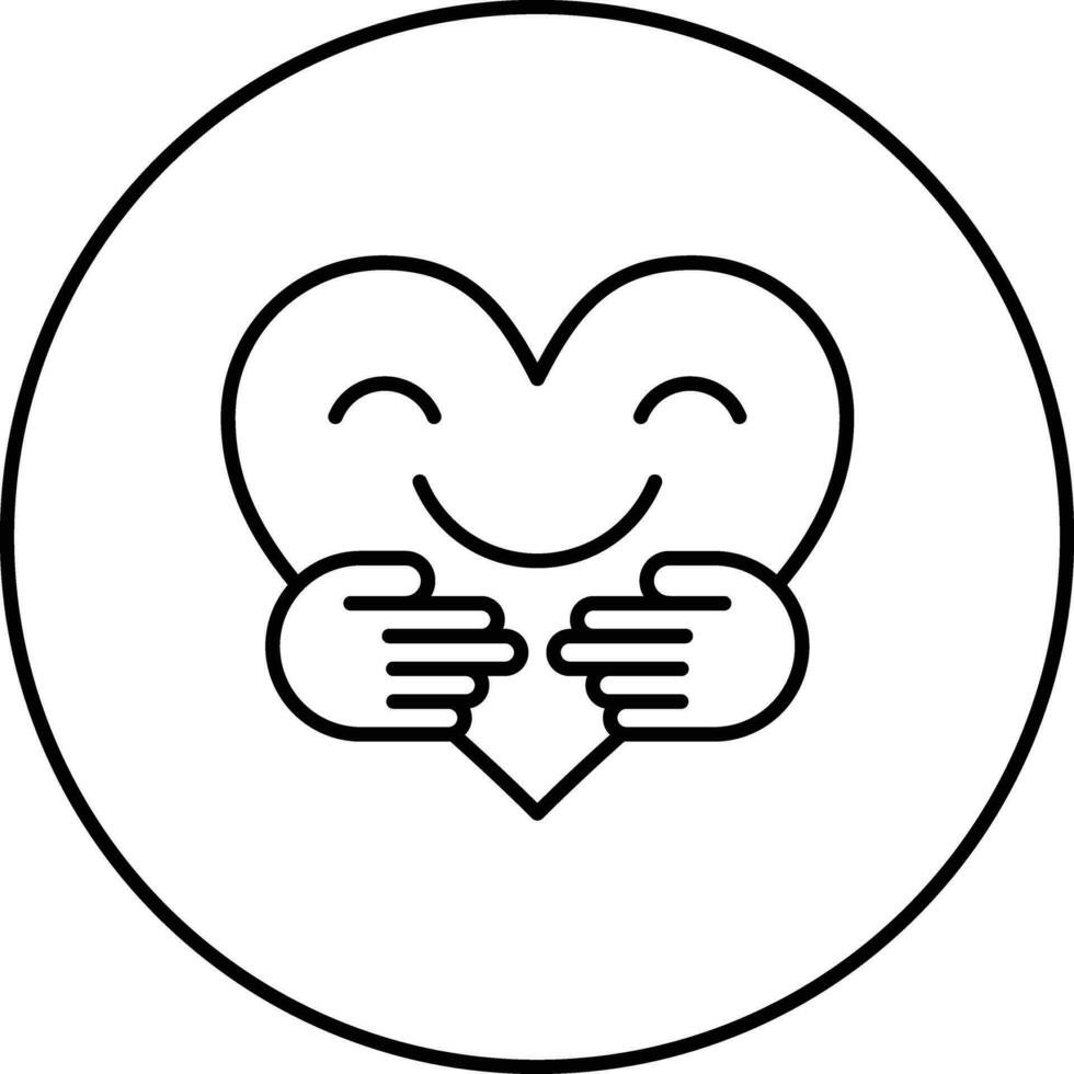 Hug Vector Icon