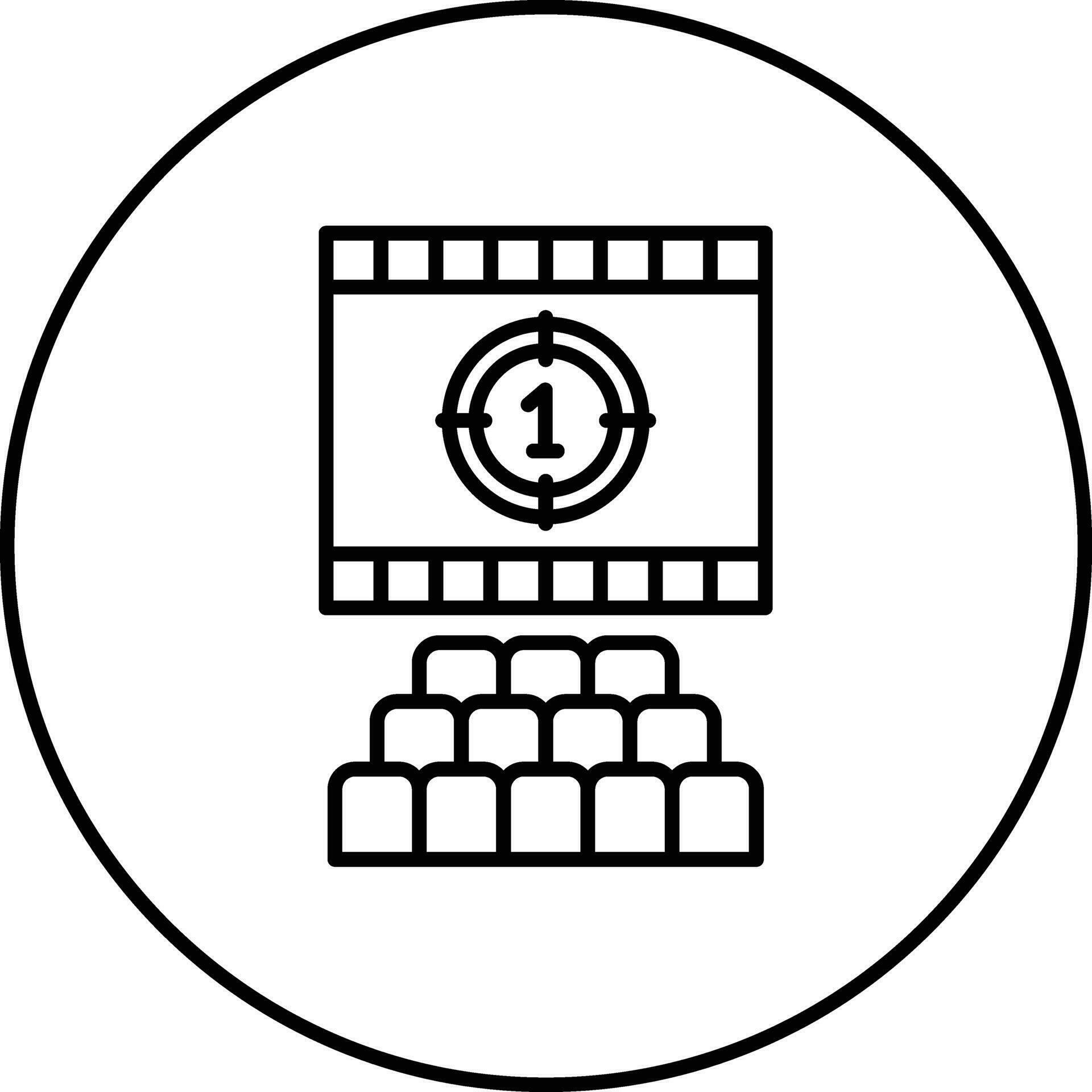 Cinema Screen Vector Icon 32211260 Vector Art at Vecteezy