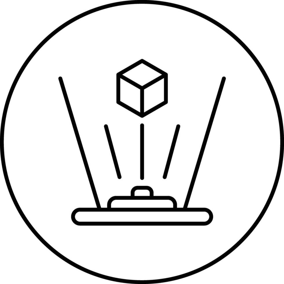Hologram Vector Icon