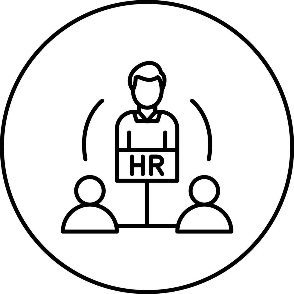 Hiring Manager Vector Icon