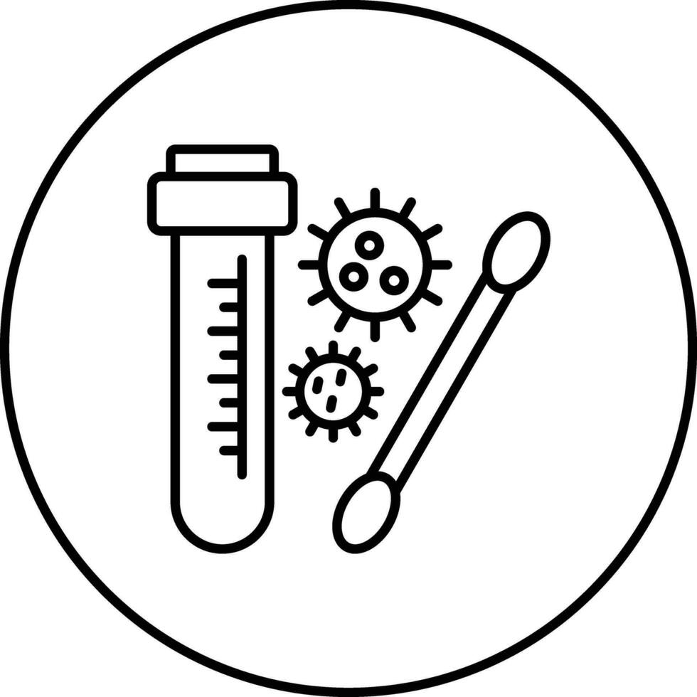 PCR Test Vector Icon