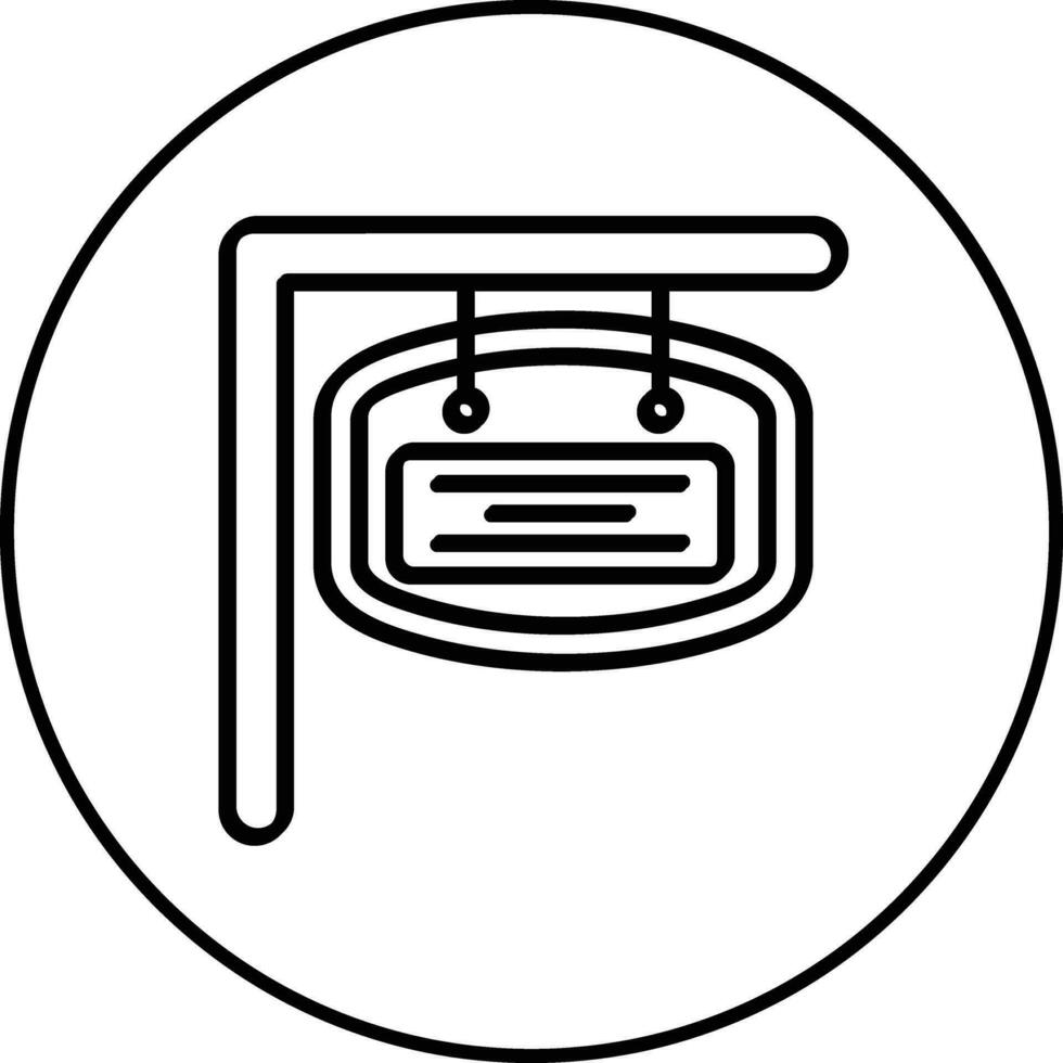 Signboard Vector Icon