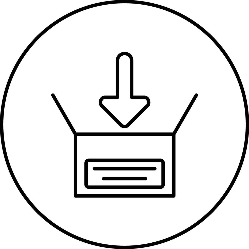 Parcel In Vector Icon