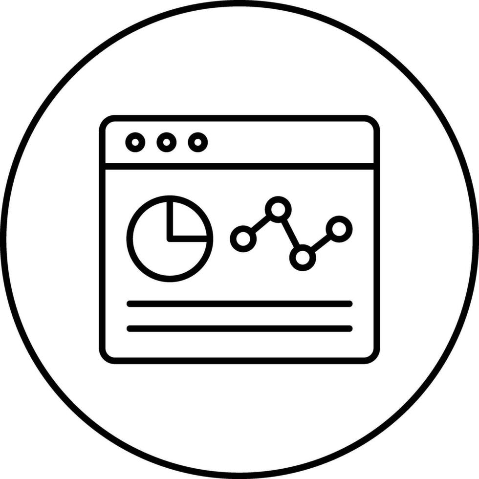 Webpage Statistics Vector Icon