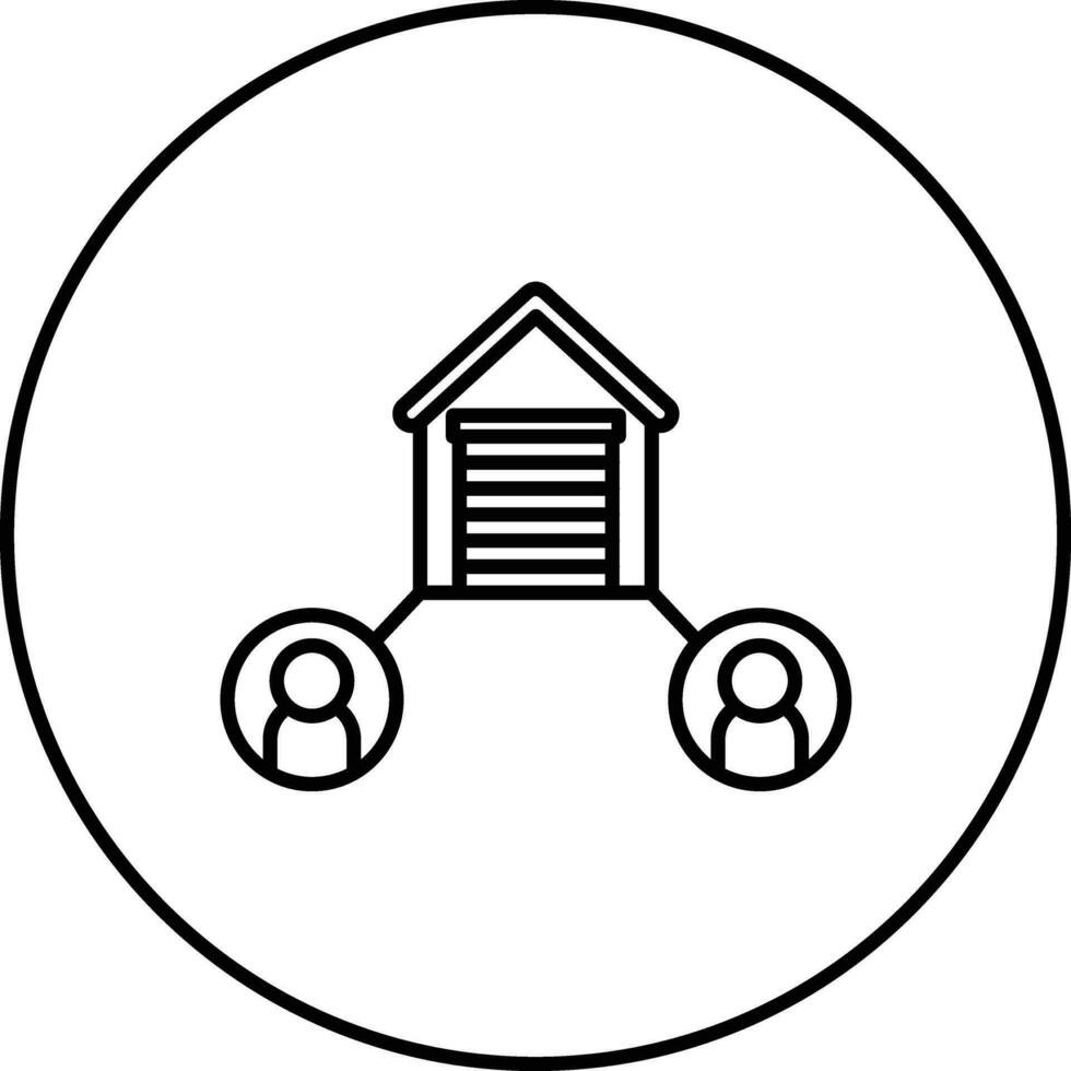 Consumer Direct Logistics Vector Icon