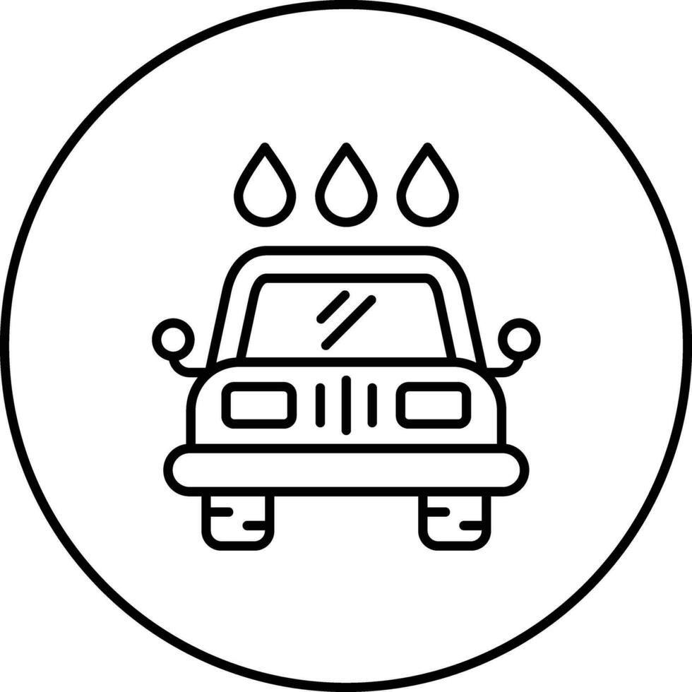 Corporate Car Wash Vector Icon