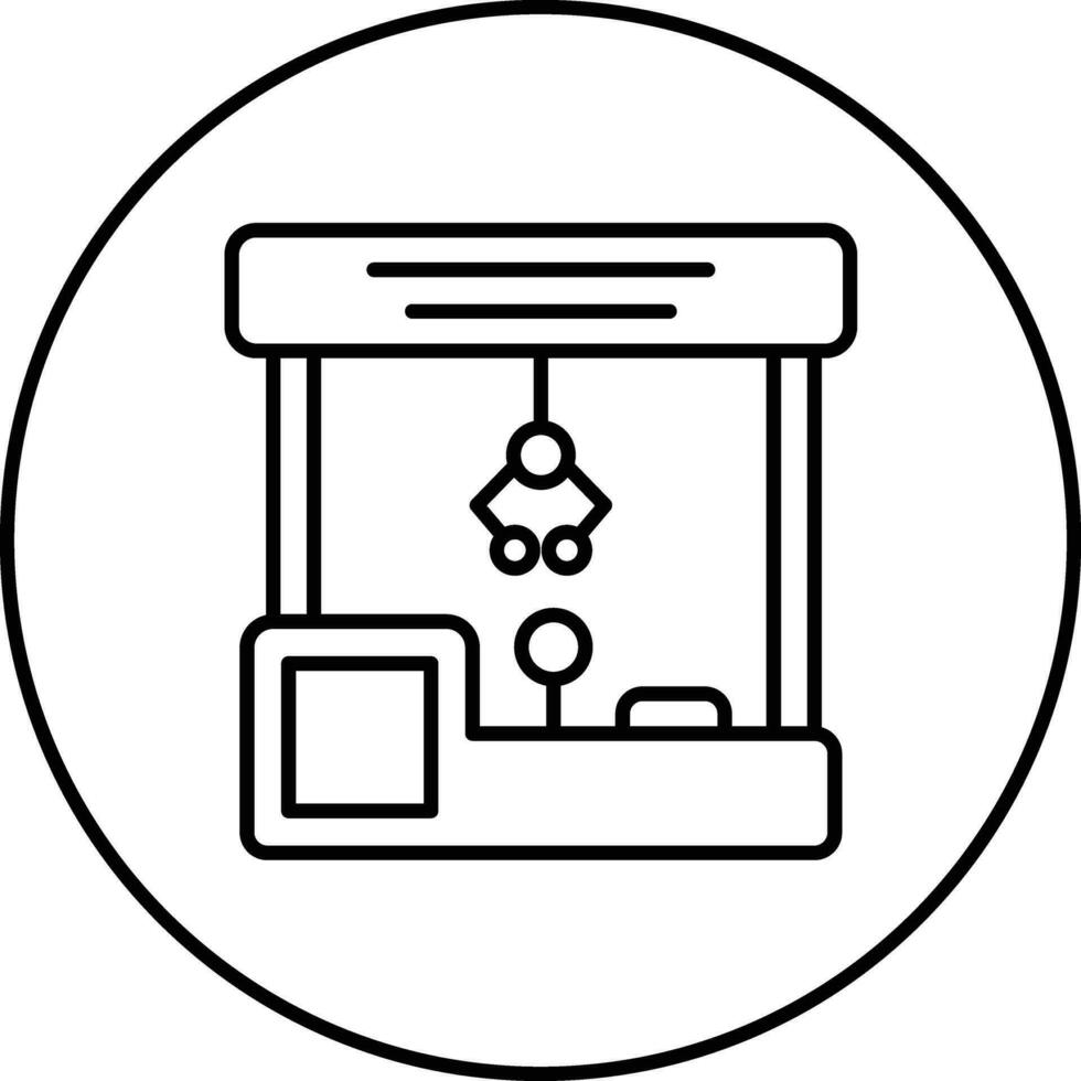 Claw Machine Vector Icon